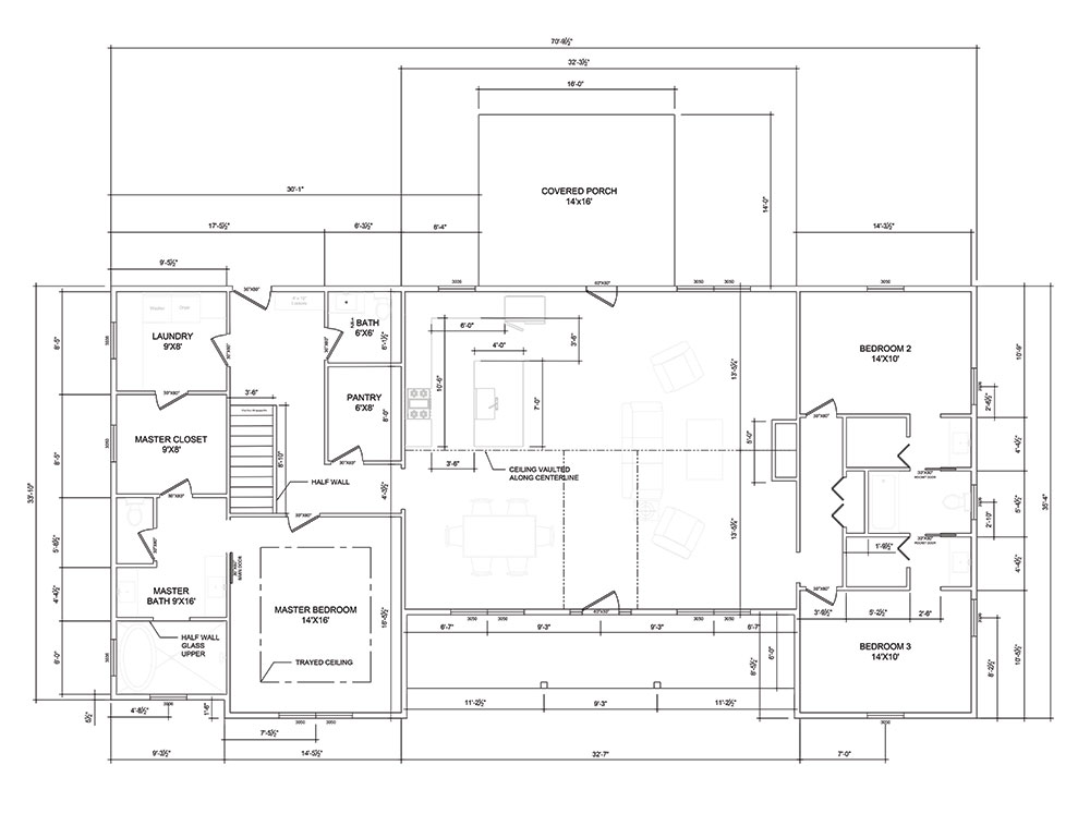 Sedalia Propane Home Upper Level Floor Plan